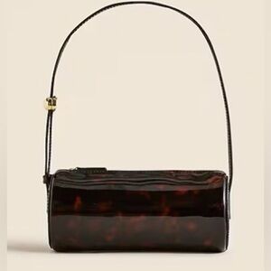 J.CREW tortoise-print Bordeaux bag in leather sold out.